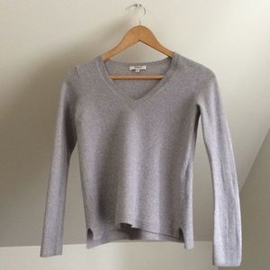 MADEWELL Grey V-Neck Sweater